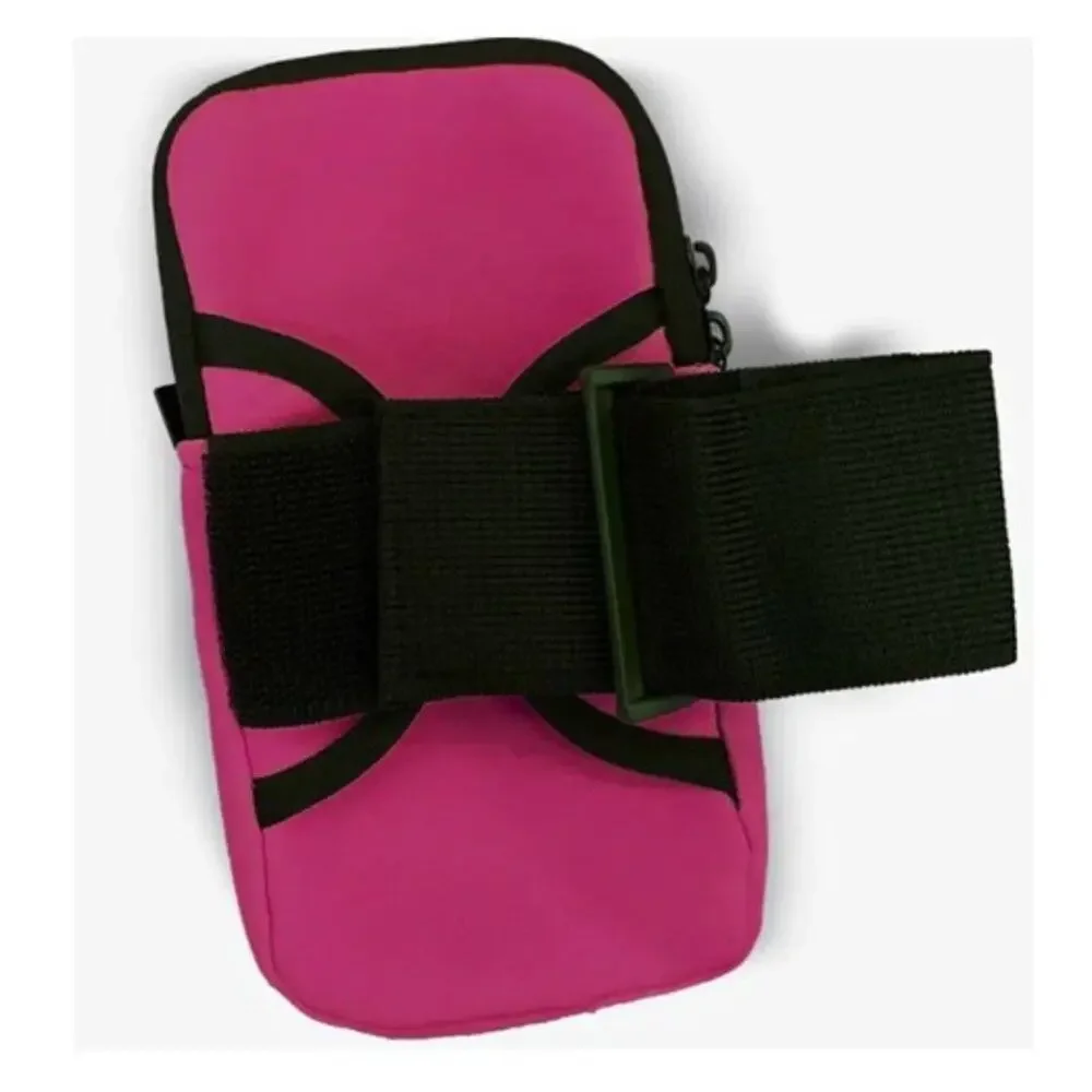 Women's Hot Pink Sports Athletic Arm Band Cell Phone Carrying Case